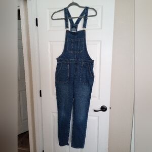 Old Navy Stretchy Jean Side Zip Overalls Size 6